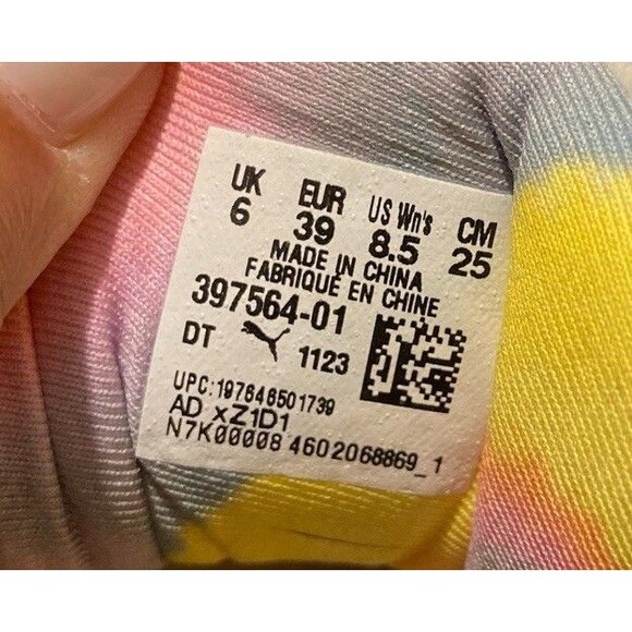 Puma RsX Cam X Squish Lace Up Woman Beige, White Sneakers Casual Size 8.5 - Picture 8 of 8